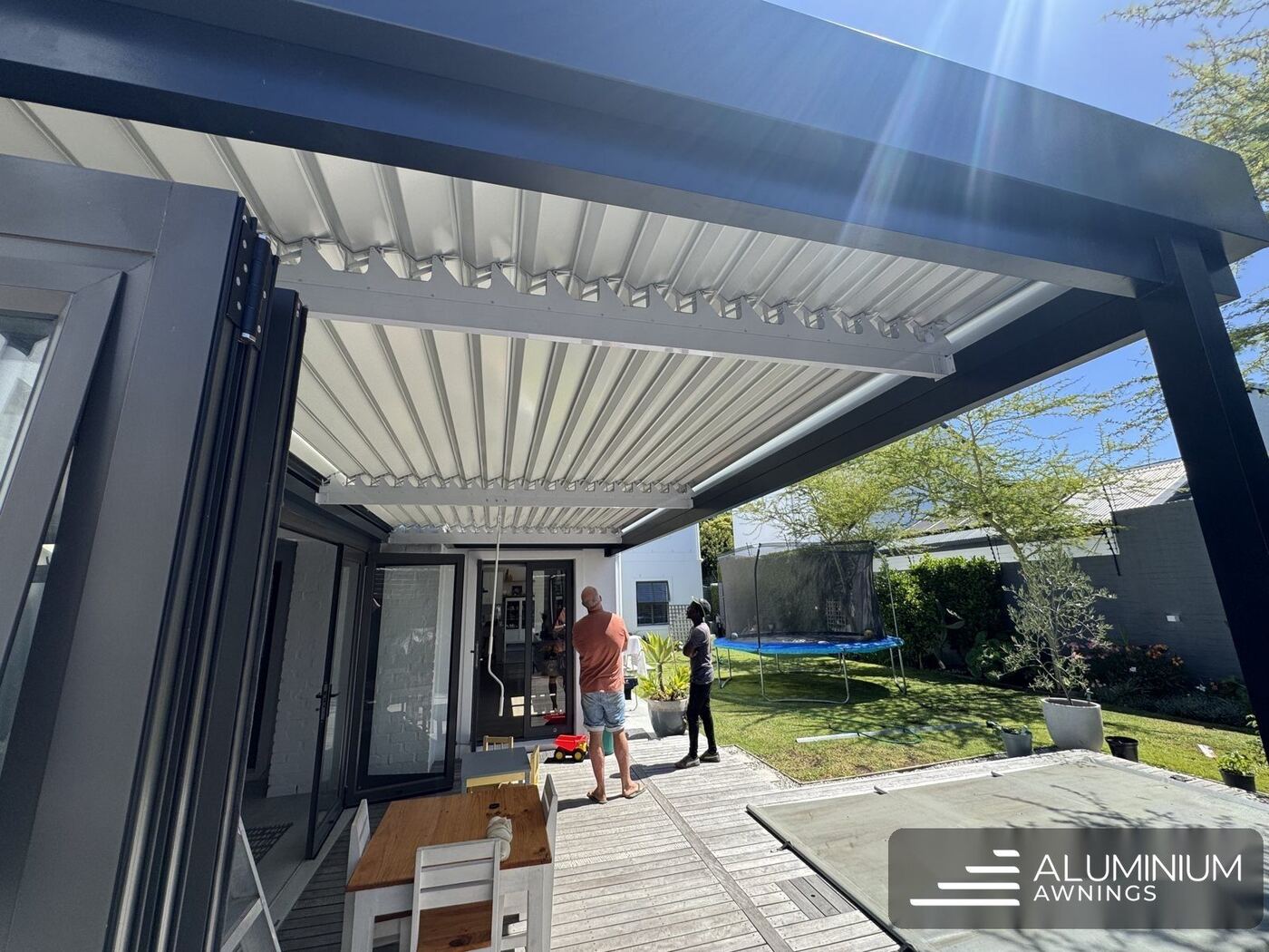 Aluminium Louvre Roof, Claremont, Cape Town