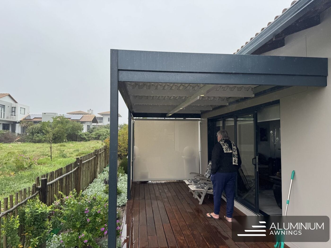 Aluminium Louvre Roof, Langebaan, West Coast — view 5