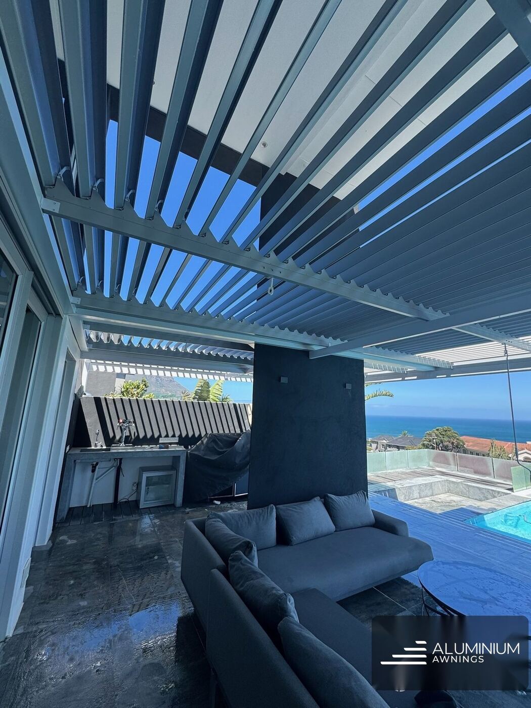 Aluminium Louvre Roof, Camps Bay, Cape Town — view 5